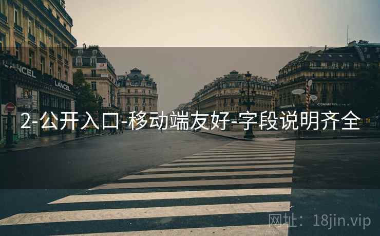 2-公开入口-移动端友好-字段说明齐全